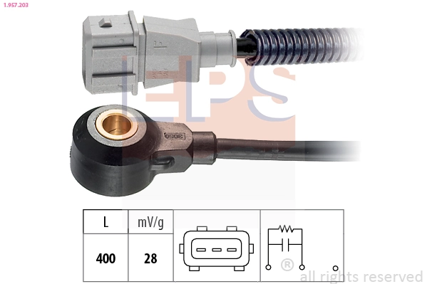 Knock Sensor Made in Italy - OE Equivalent 1.957.203