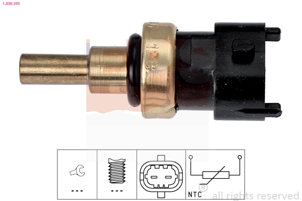 センサー、クーラント温度 Made in Italy - OE Equivalent 1.830.395