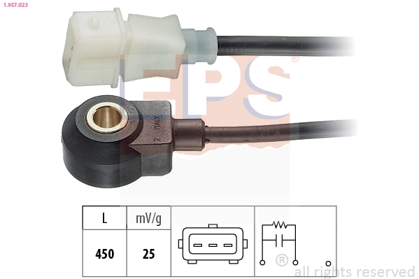 Knock Sensor Made in Italy - OE Equivalent 1.957.023