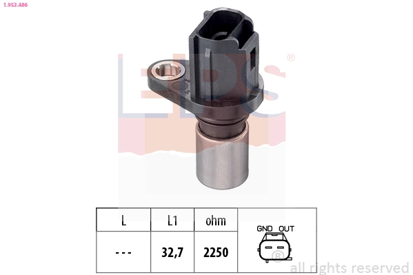Sensor, camshaft position Made in Italy - OE Equivalent 1.953.486
