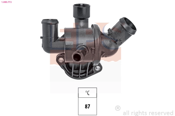 Thermostat, coolant Made in Italy - OE Equivalent 1.880.772