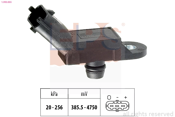 Air Pressure Sensor, altitude adaption Made in Italy - OE Equivalent 1.993.055