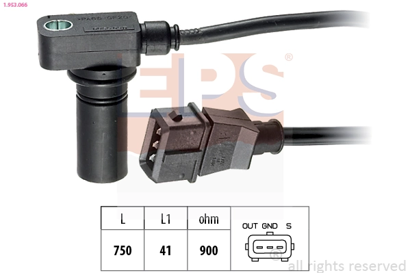 Sensor, crankshaft pulse Made in Italy - OE Equivalent 1.953.066