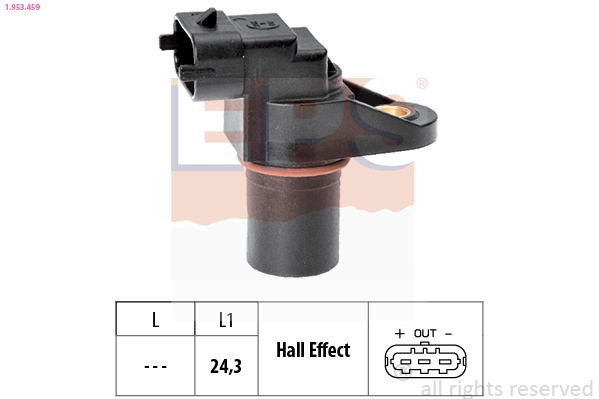 Sensor, engine speed Made in Italy - OE Equivalent 1.953.459