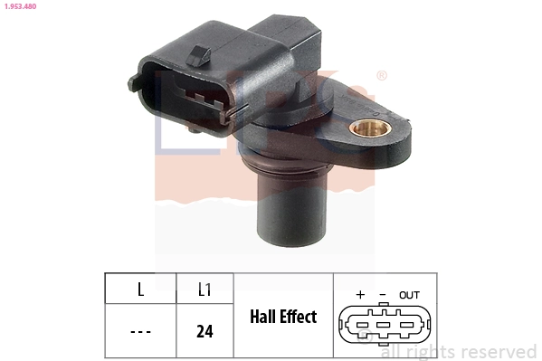 Sensor, camshaft position Made in Italy - OE Equivalent 1.953.480