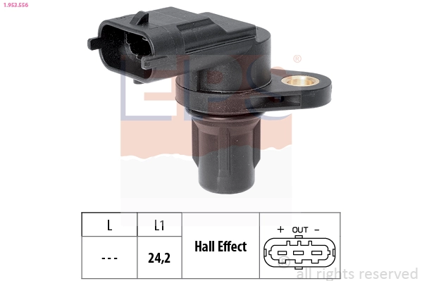 Sensor, engine speed Made in Italy - OE Equivalent 1.953.556
