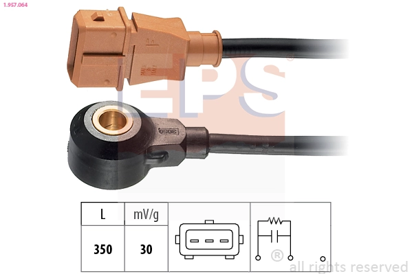 Knock Sensor Made in Italy - OE Equivalent 1.957.064