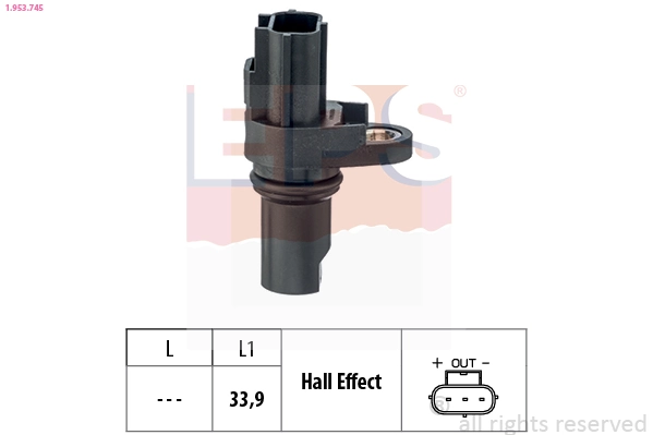 Sensor, engine speed Made in Italy - OE Equivalent 1.953.745