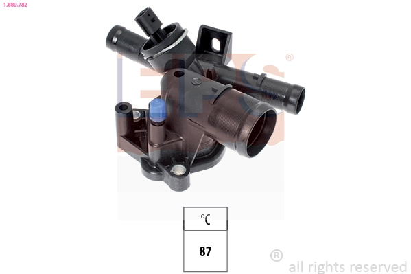 Thermostat, coolant Made in Italy - OE Equivalent 1.880.782