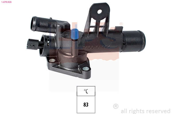 Thermostat, coolant Made in Italy - OE Equivalent 1.879.928