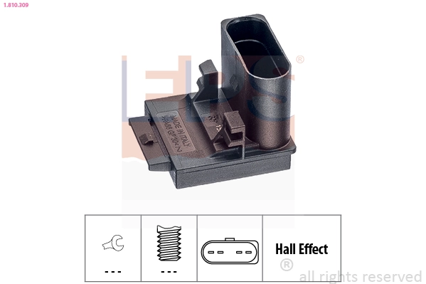 Stop Light Switch Made in Italy - OE Equivalent 1.810.309