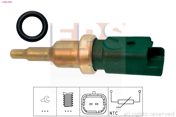 Sensor, coolant temperature Made in Italy - OE Equivalent 1.830.399