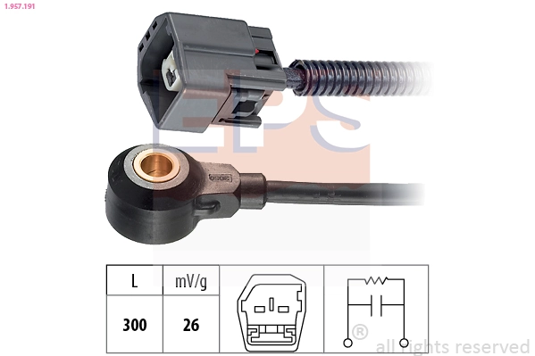 Knock Sensor Made in Italy - OE Equivalent 1.957.191