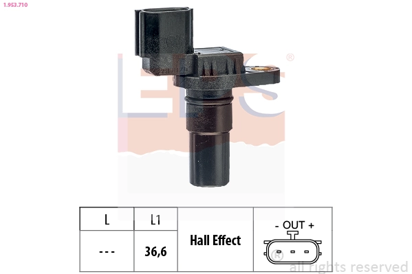 RPM Sensor, automatic transmission Made in Italy - OE Equivalent 1.953.710
