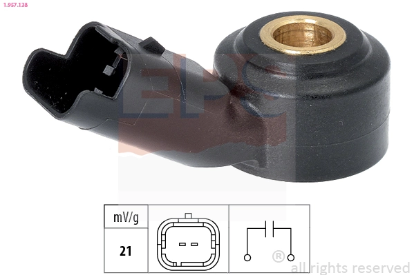 Knock Sensor Made in Italy - OE Equivalent 1.957.138
