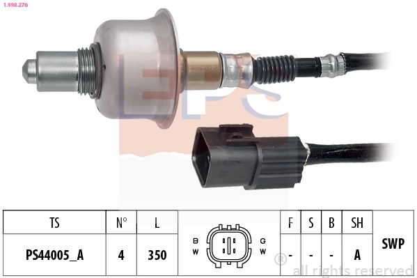 Oxygen Sensor Made in Italy - OE Equivalent 1.998.276