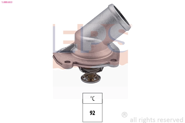 Thermostat, coolant Made in Italy - OE Equivalent 1.880.653