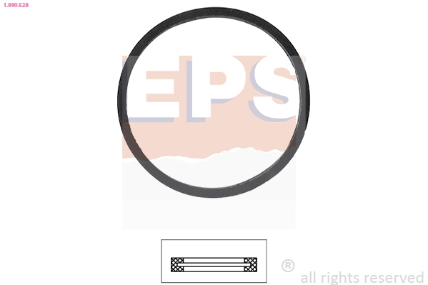 Seal, thermostat Made in Italy - OE Equivalent 1.890.528