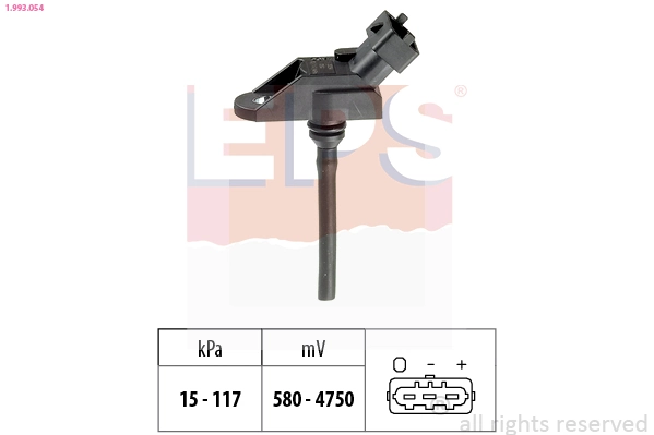 Air Pressure Sensor, altitude adaption Made in Italy - OE Equivalent 1.993.054