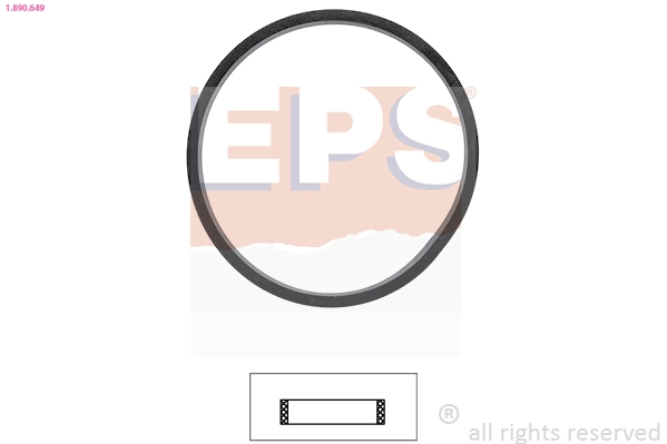 Seal, thermostat Made in Italy - OE Equivalent 1.890.649