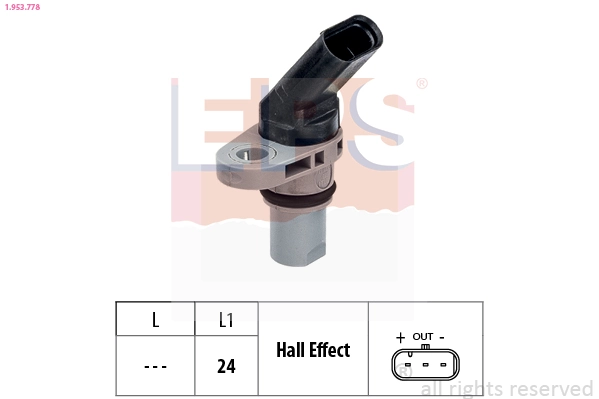 Sensor, engine speed Made in Italy - OE Equivalent 1.953.778