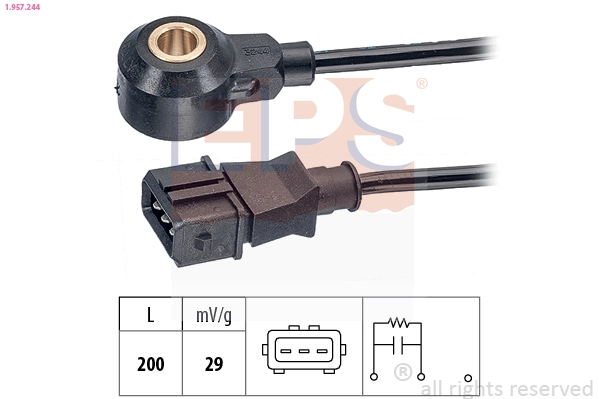 Knock Sensor Made in Italy - OE Equivalent 1.957.244