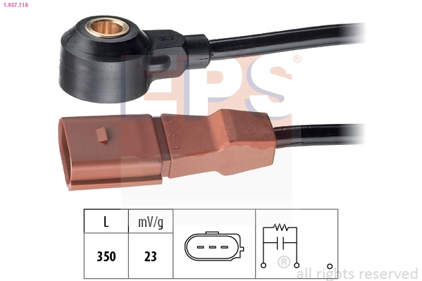 Knock Sensor Made in Italy - OE Equivalent 1.957.118
