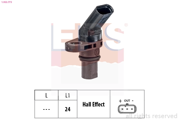 Sensor, engine speed Made in Italy - OE Equivalent 1.953.773