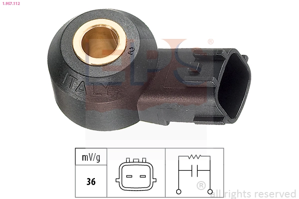 Knock Sensor Made in Italy - OE Equivalent 1.957.112
