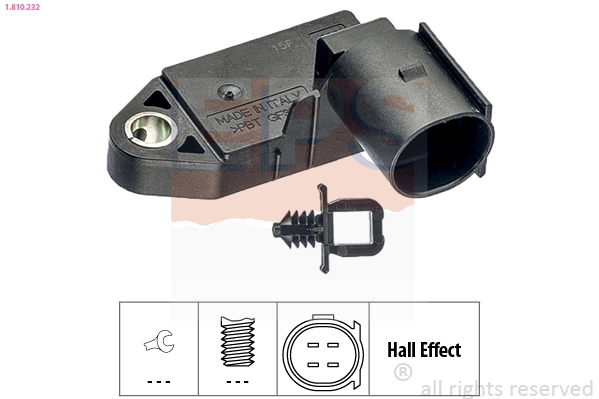 Stop Light Switch Made in Italy - OE Equivalent 1.810.232