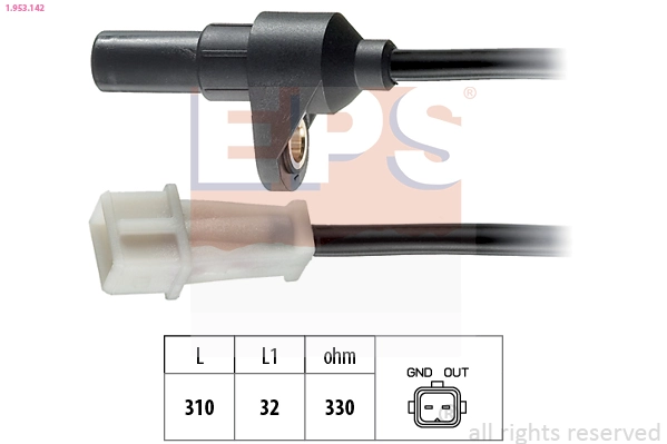 Sensor, crankshaft pulse Made in Italy - OE Equivalent 1.953.142