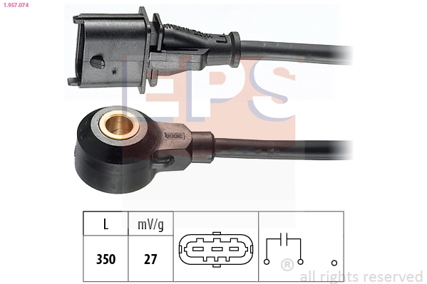 Knock Sensor Made in Italy - OE Equivalent 1.957.074