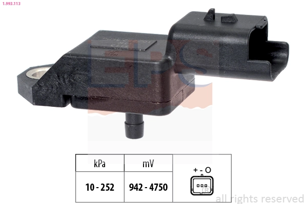 Air Pressure Sensor, altitude adaption Made in Italy - OE Equivalent 1.993.113