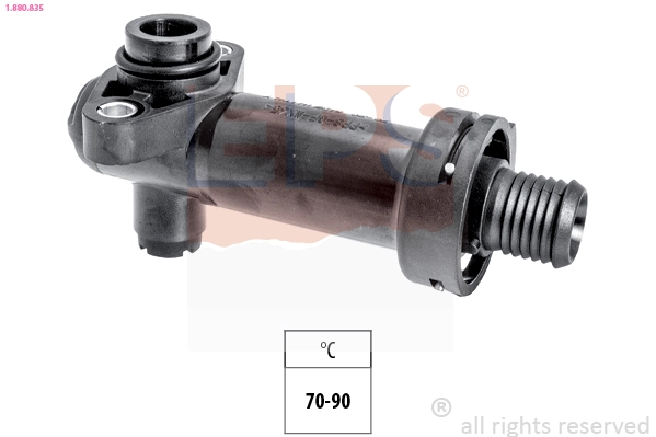 Thermostat, exhaust gas recirculation cooling Made in Italy - OE Equivalent 1.880.835