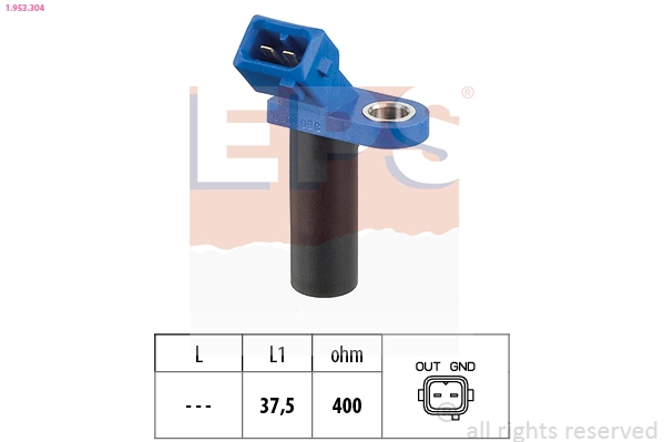Sensor, crankshaft pulse Made in Italy - OE Equivalent 1.953.304