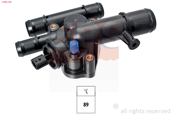 Thermostat, coolant Made in Italy - OE Equivalent 1.880.720