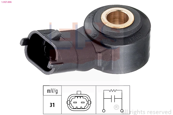 Knock Sensor Made in Italy - OE Equivalent 1.957.006