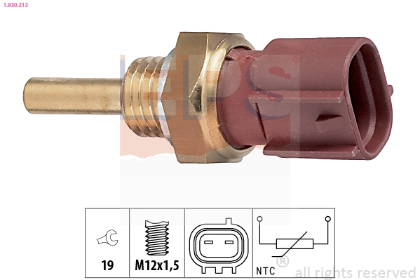 Sensor, coolant temperature Made in Italy - OE Equivalent 1.830.213