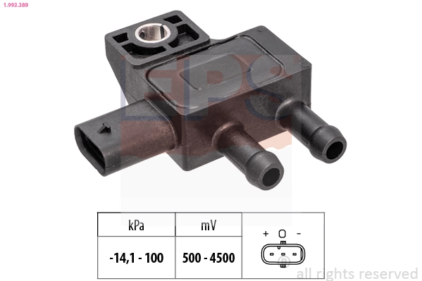 Air Pressure Sensor, altitude adaption Made in Italy - OE Equivalent 1.993.389