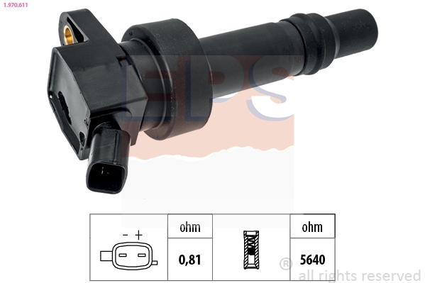 Ignition Coil Made in Italy - OE Equivalent 1.970.611