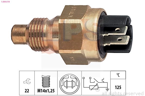 Sensor, coolant temperature Made in Italy - OE Equivalent 1.830.510