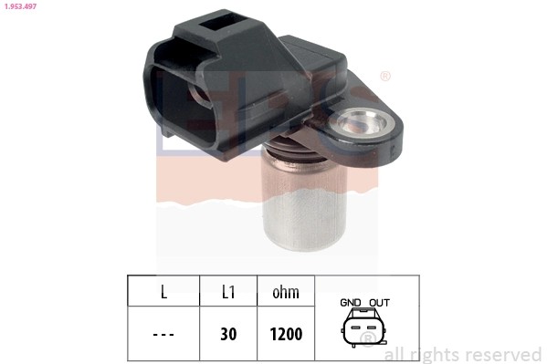 Sensor, camshaft position Made in Italy - OE Equivalent 1.953.497