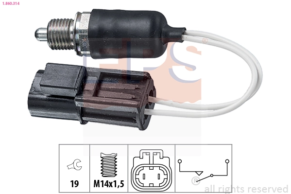Switch, reverse light Made in Italy - OE Equivalent 1.860.314