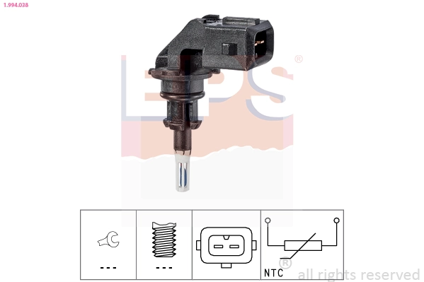 Sensor, intake air temperature Made in Italy - OE Equivalent 1.994.038