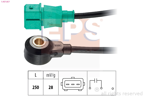 Knock Sensor Made in Italy - OE Equivalent 1.957.057