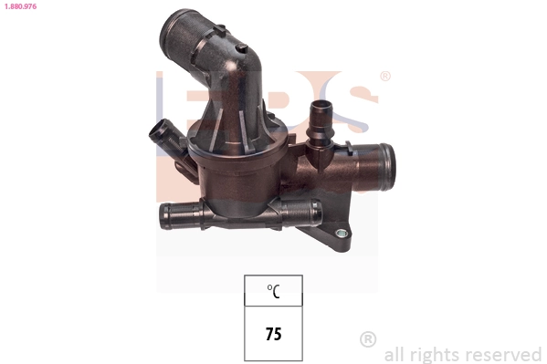 Thermostat, coolant Made in Italy - OE Equivalent 1.880.976