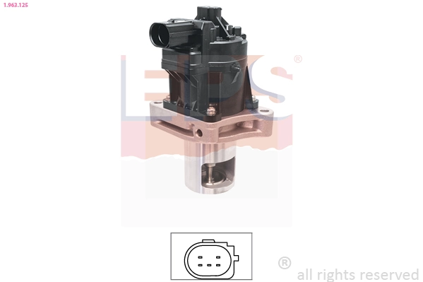 EGR Valve Made in Italy - OE Equivalent 1.963.125