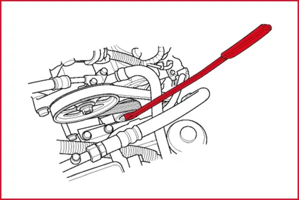 KS TOOLS 150.1302 Mounting Set, tension/deflection pulley (timing belt)