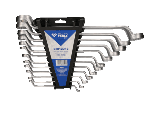 KS TOOLS BT012012 Double Ring Spanner Set