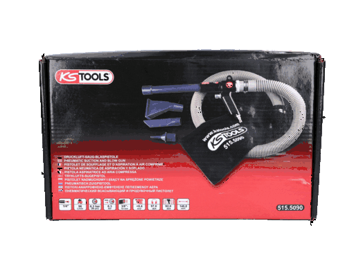 KS TOOLS 515.5090 Suction/Blast Gun (compressed air)